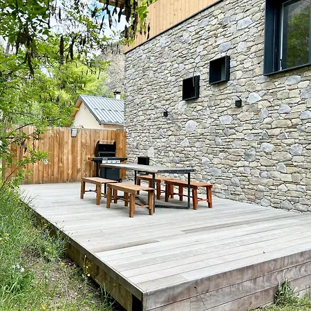 Chalet Paradis D'ubaye - Terrasse - Plan D'eau - Jardin